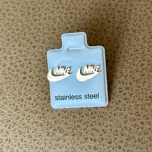 Trendy Gold Logo Earrings